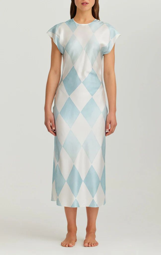 Eames Dress in Morning Diamond Print | Marysia Swim
