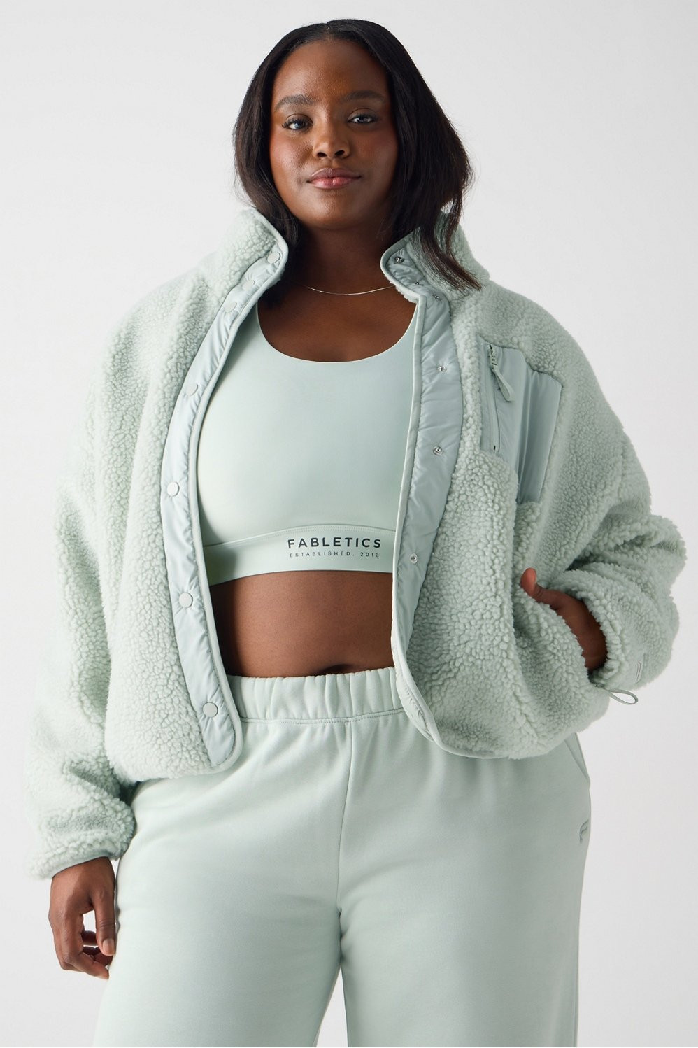 Tahoe Teddy Jacket | Fabletics