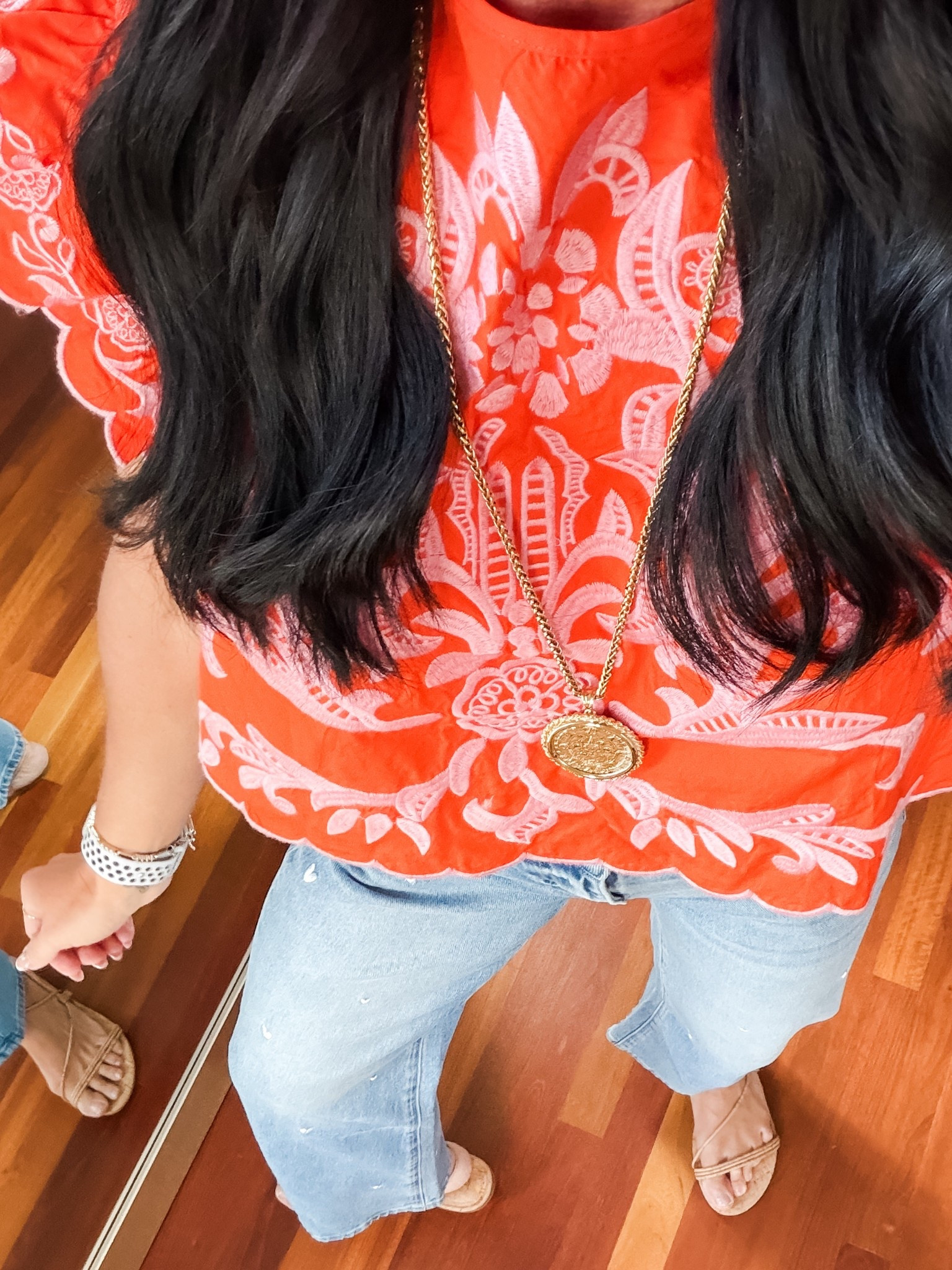 The most beautiful embroidery top for spring! In a small@shopavara 

#LTKOver40 #LTKootd #LTKSeasonal