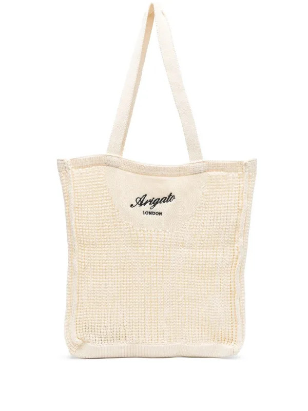 Grid fine-knit shoulder bag | Farfetch Global