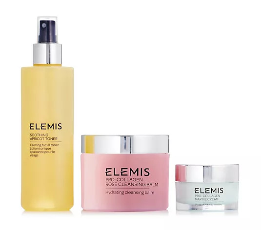 Elemis Pro-Collagen Essentials Routine 3 Piece Collection - QVC UK | QVC UK