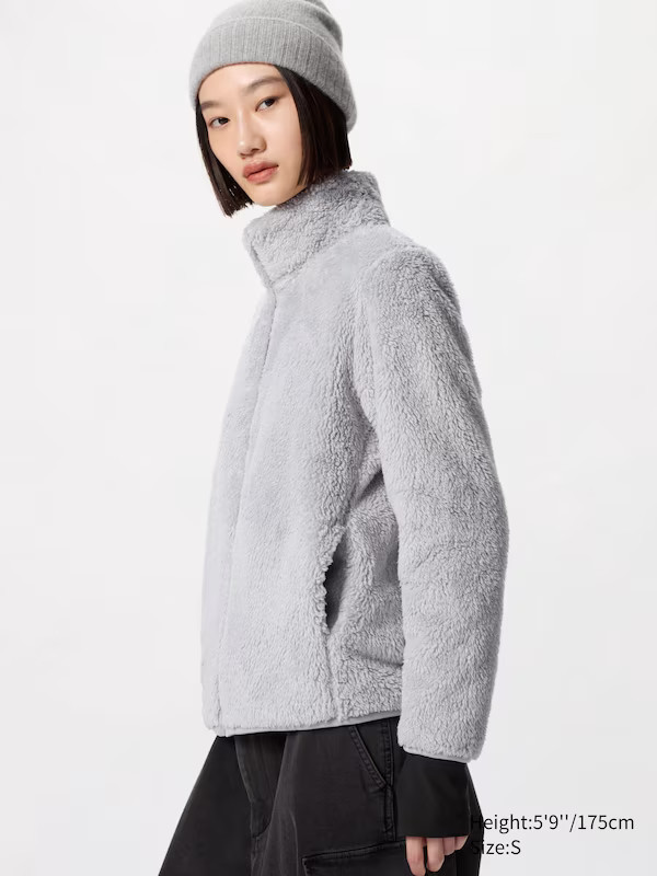 Fluffy Fleece Zipped Jacket | UNIQLO (UK)