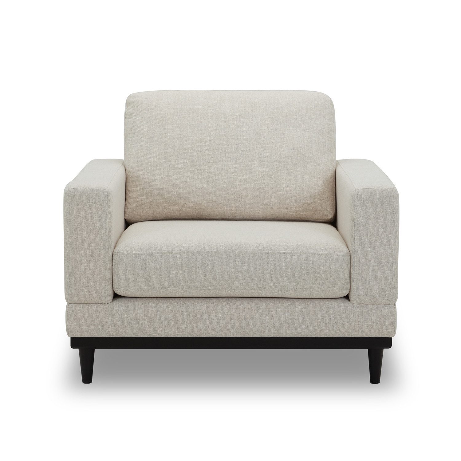 Better Homes & Gardens Springwood Wood Frame Accent Chair, Charcoal Finish | Walmart (US)