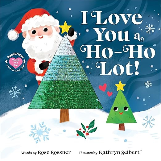 I Love You a Ho-Ho Lot!: A Christmas Touch and Feel Board Book (Punderland) | Amazon (US)