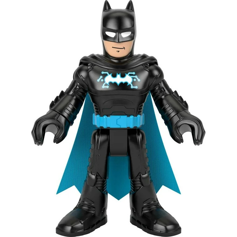 Imaginext DC Super Friends Batman XL 10-Inch Poseable Action Figure, Bat-Tech Blue | Walmart (US)