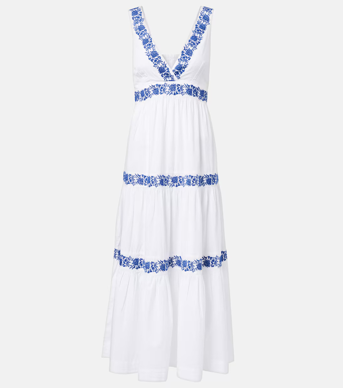 Cannes embroidered cotton maxi dress | Mytheresa (US/CA)