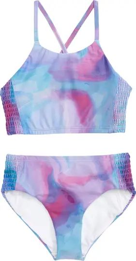 Kids' Smocked Two-Piece Swimsuit | Nordstrom