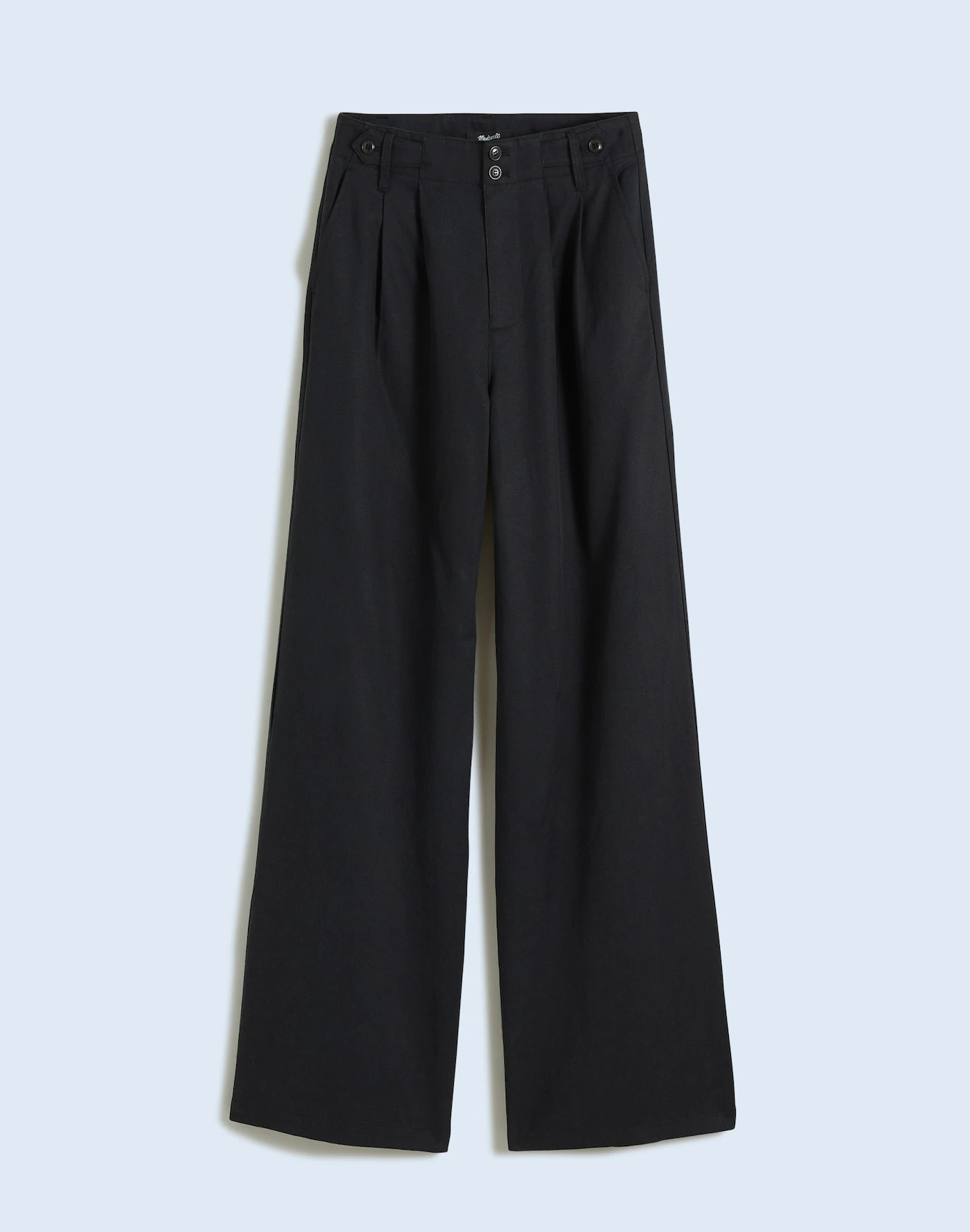 The Curvy Harlow Wide-Leg Pant in Drapey Twill | Madewell | Madewell