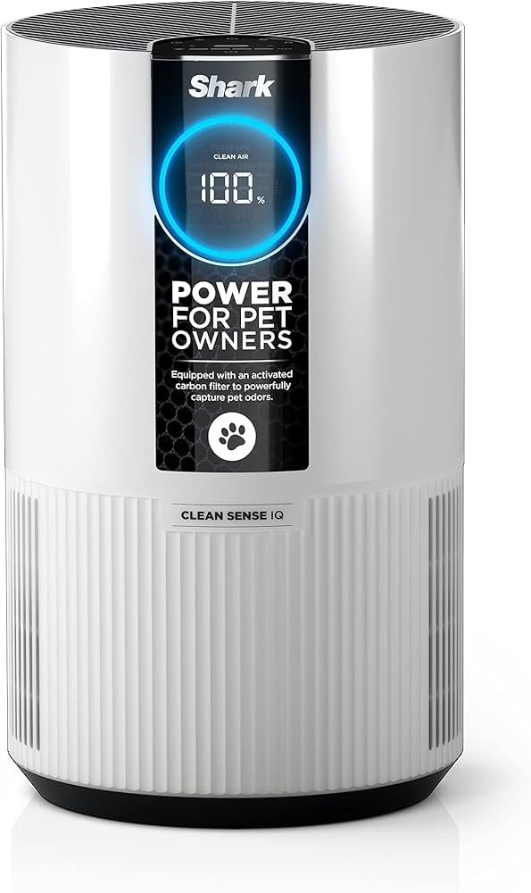 Shark Air Purifier For Home Pets, Allergies, Pet Hair, HEPA Air Filter, 500 Sq Ft, Small Room, Be... | Amazon (US)
