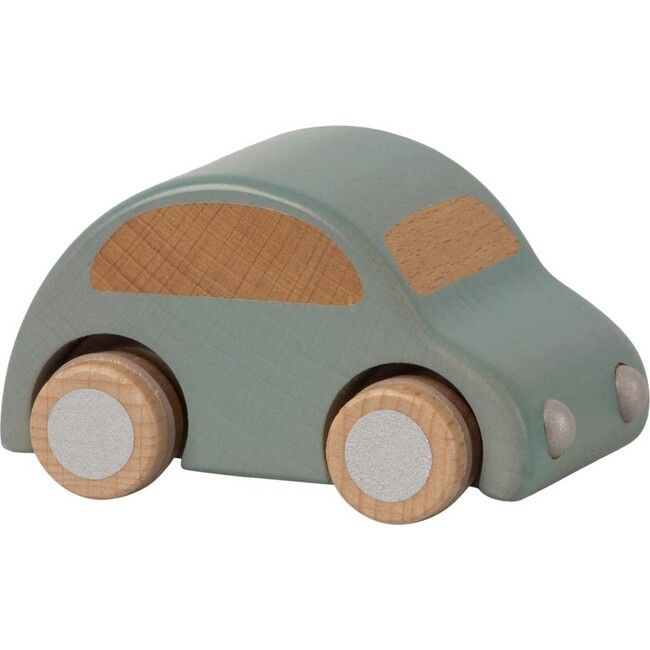 Wooden Pull Back Car, Light Blue - Kids Toys | Maileg from Maisonette | Maisonette