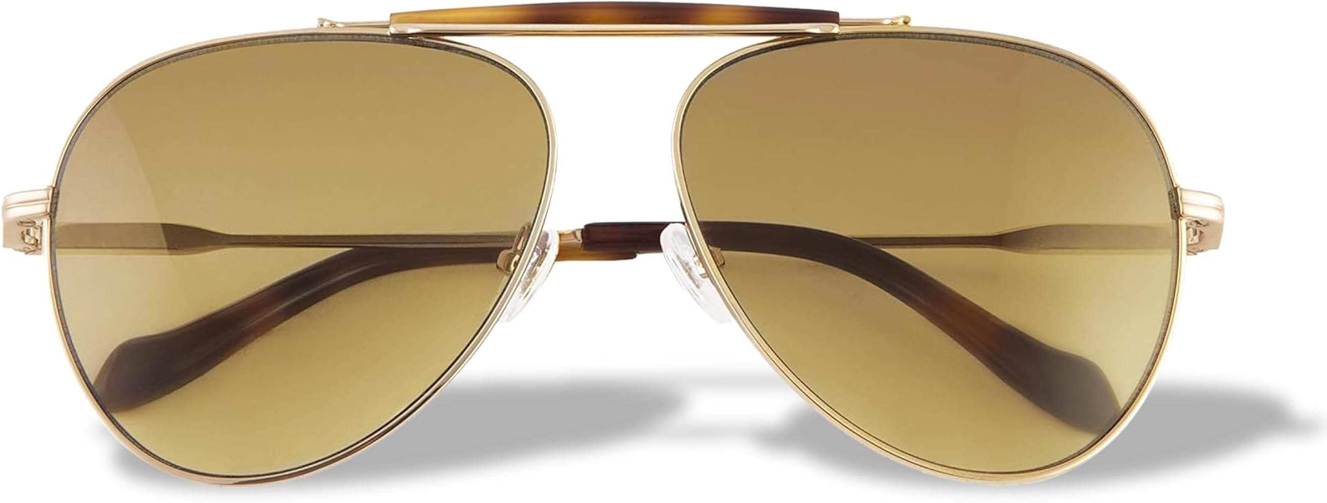 Sonix Women's Nara Sunglasses, Tan Tortoise/Amber Mirror Lens Aviator | Amazon (US)