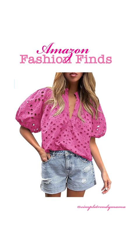 This top is so cute! Comes in other colors!! 

#amazon #springoutfit #summeroutfit

#LTKFindsUnder50 #LTKStyleTip #LTKFindsUnder100