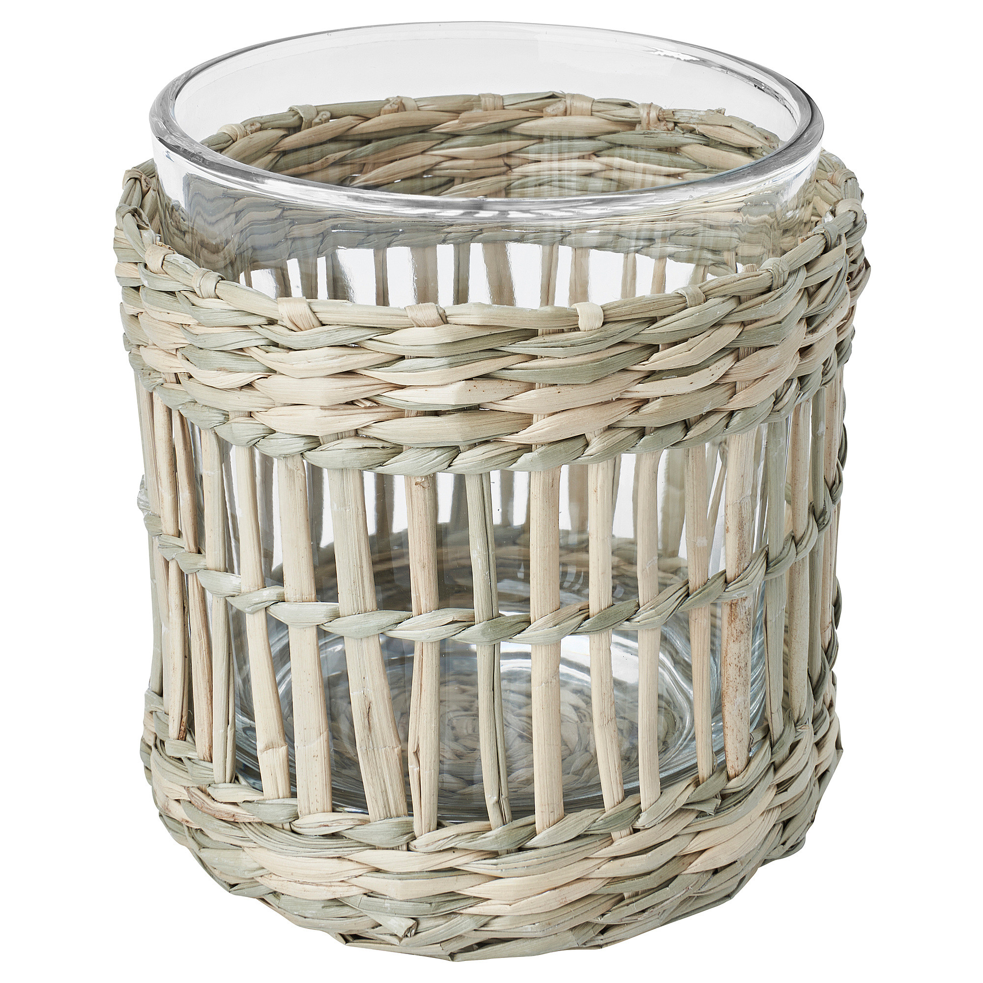SLIPPRIG Tealight holder, handmade sedge | IKEA US