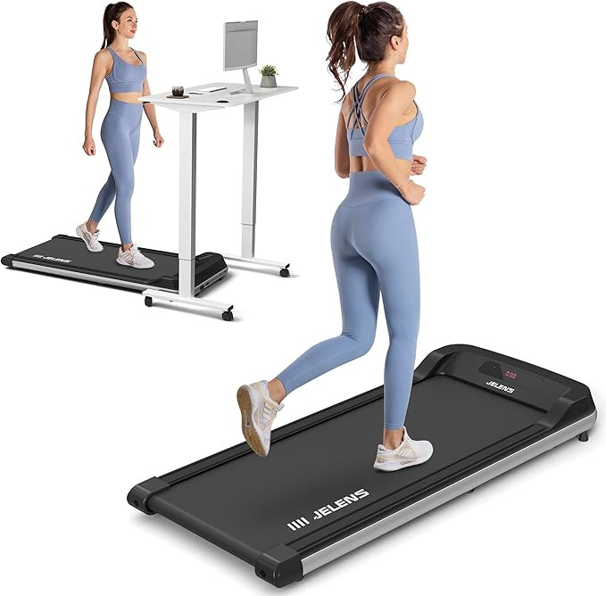 Walking Pad 2 in 1 Treadmill for Walking and Jogging, Under Desk Treadmill for Home Office with R... | Amazon (US)