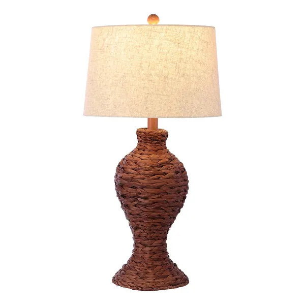January 31" Seagrass Weave LED Table Lamp, by JONATHAN Y - Bed Bath & Beyond - 35648021 | Bed Bath & Beyond