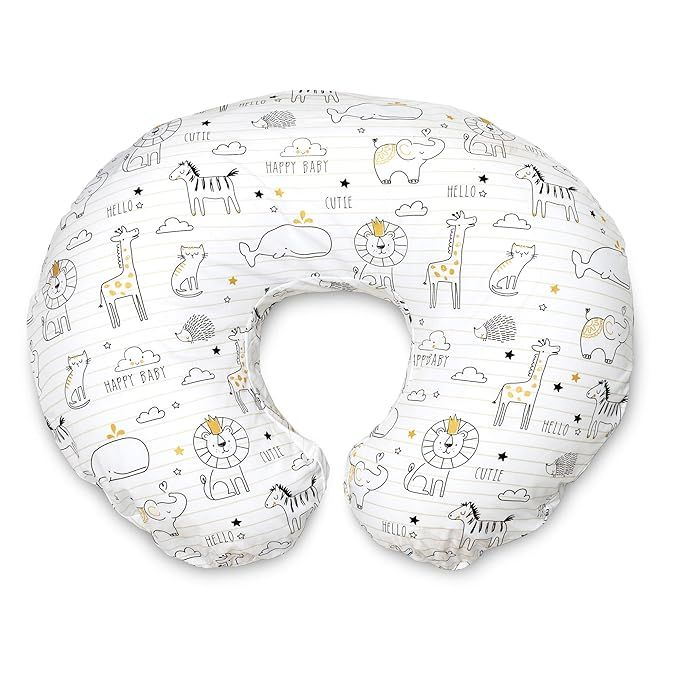 Boppy Nursing Pillow and Positioner—Original | Notebook Black and White with Gold Animals| Brea... | Amazon (US)