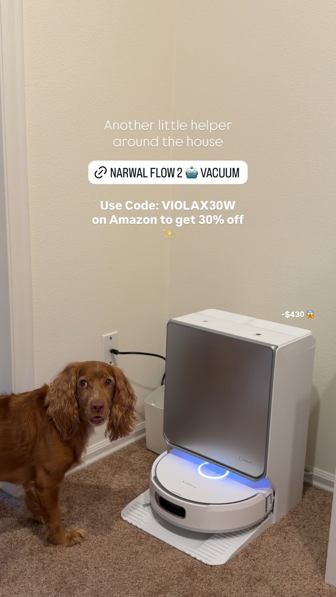 Another little helper around the house Use Code: VIOLAX30W 
on Amazon to get 30% off ✨ -$430 😱