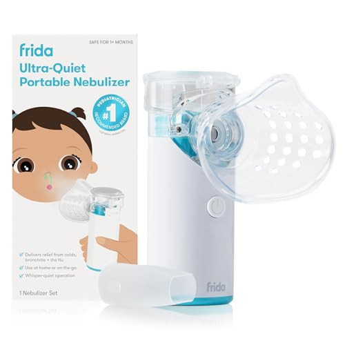 Frida Baby Nebulizer for Babies, Portable Nebulizer for Kids, Babies, Infants & Adults, Ultra-Quiet Handheld Nebulizer with Mask + Diffuser, Congestion + Flu Relief | Amazon (US)