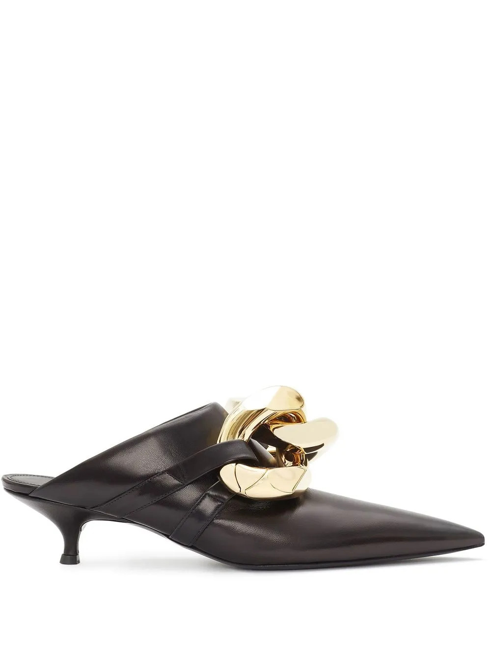 JW Anderson chain-trim kitten-heel Mules  - Farfetch | Farfetch Global