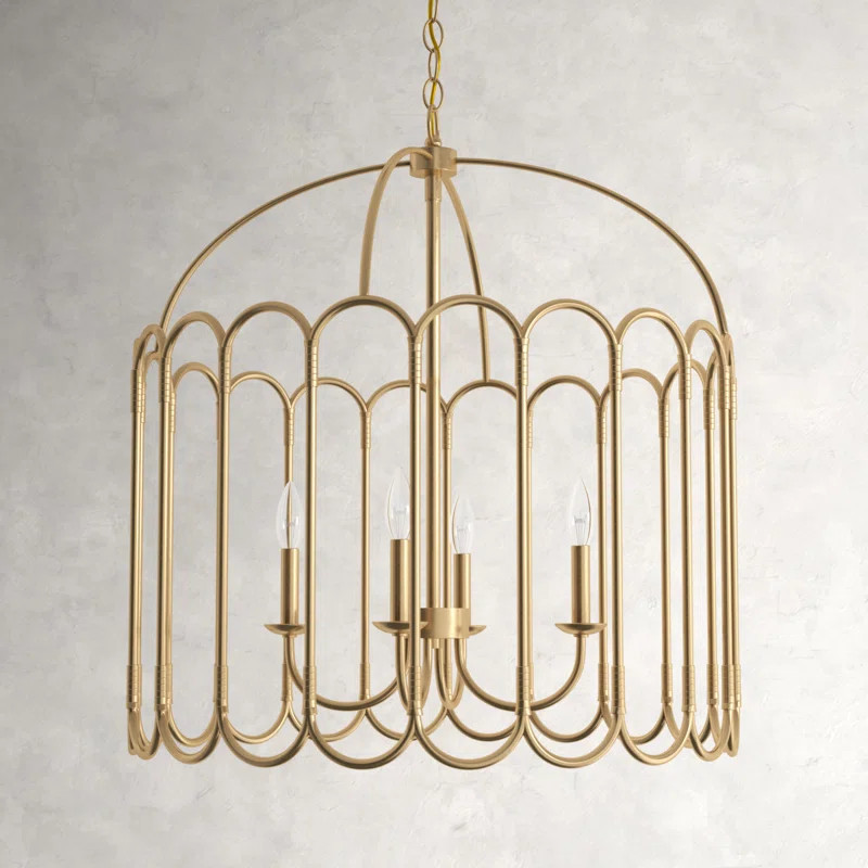 Darya 4 - Light Dimmable Geometric Chandelier | Wayfair North America
