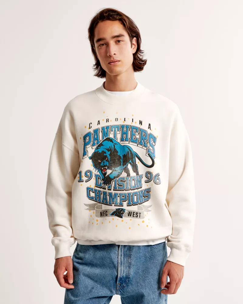 Men's Vintage NFC Championship Graphic Crew Sweatshirt, Men's Tops