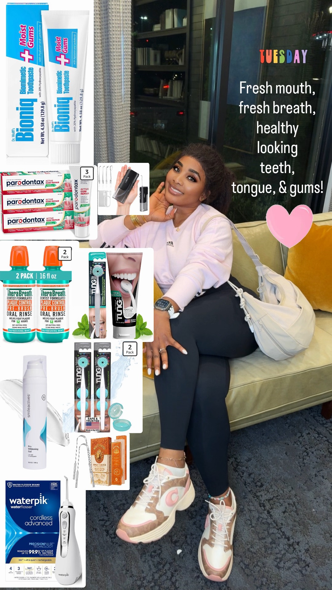 ✨ Fresh mouth, fresh breath, healthier-looking teeth, tongue, & gums! 🦷🤍 Your smile deserves the glow-up shop it now! 🛍️

Scroll to shop! Follow for more! Xo 💋

#LTKmorningroutine #LTKActive #LTKselfcare