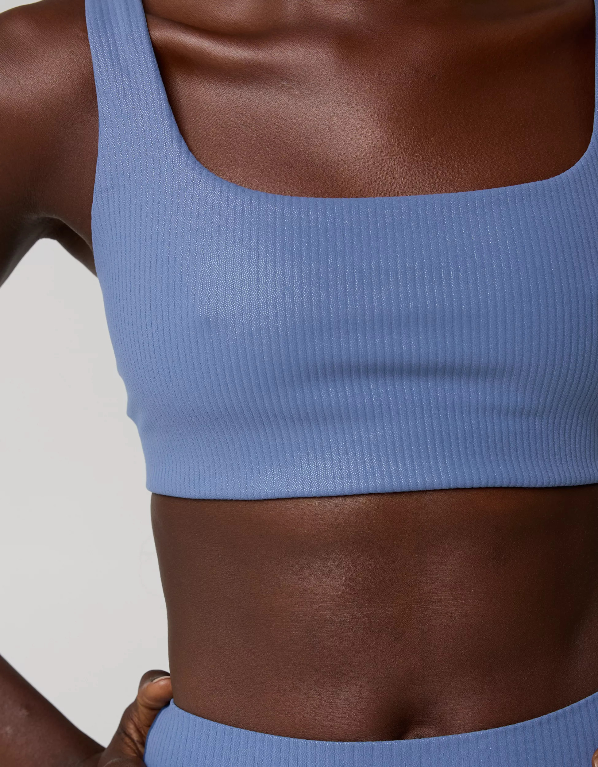 OFFLINE By Aerie Real Me XTRA Rib Foil Classic Sports Bra | Aerie