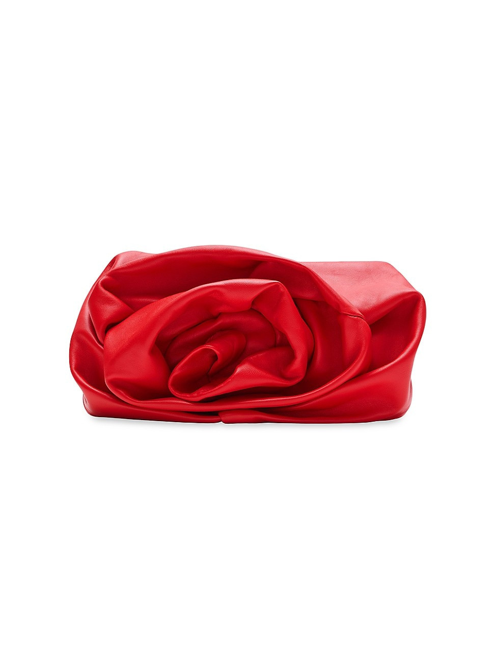 Women's Leather Rose Clutch - Red | Saks Fifth Avenue