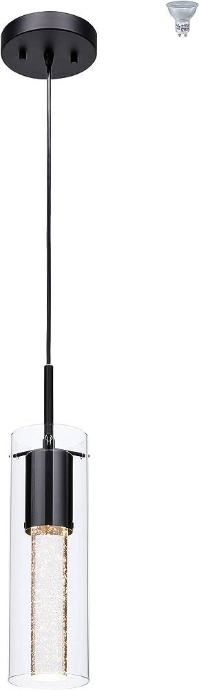 XiNBEi Lighting Pendant Lighting, Modern 1 Light Mini Hanging Kitchen Island Pendant Light with L... | Amazon (US)