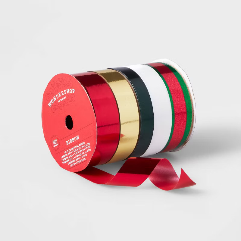 5 End Flat Ribbon 40ft - Wondershop | Target
