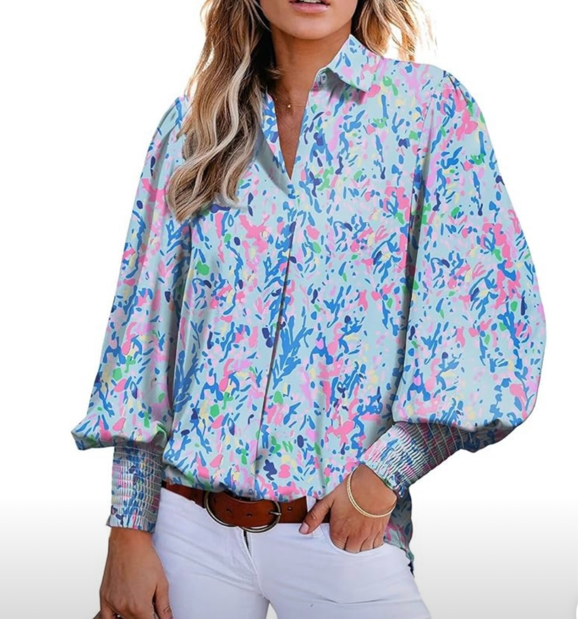 Cute top for spring! Coupon for 30% off making it under $20! I ordered a size small.

#LTKSaleAlert #LTKFindsUnder50 #LTKStyleTip