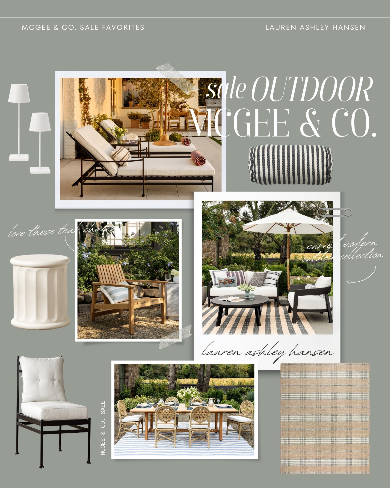 McGee & Co. is having a huge outdoor sale right now! Save up to 30% off everything from furniture to planters, dining pieces, pool loungers, rugs, pillows, and more! 

#LTKSaleAlert #LTKHome