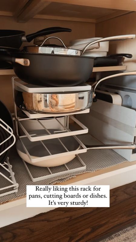 Love this pan organizer that’s super sturdy and easy to use. 

#LTKhome #LTKVideo