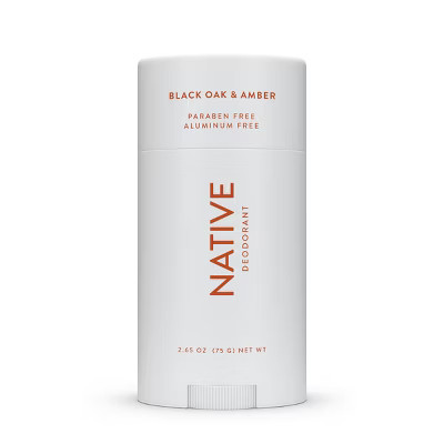 Native Solid Deodorant for Men & Women - Black Oak & Amber - Aluminum-Free 2.65oz | Target