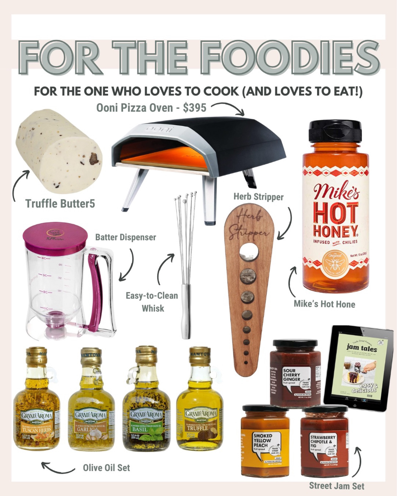 Gift guide for the foodies, gifts for the foodies, gift ideas for foodies

#LTKGiftGuide #LTKHoliday #LTKCyberWeek