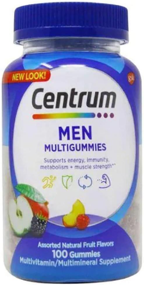 Centrum MultiGummies Gummy Multivitamin for Men, Multivitamin/Multimineral Supplement with Seleni... | Amazon (US)