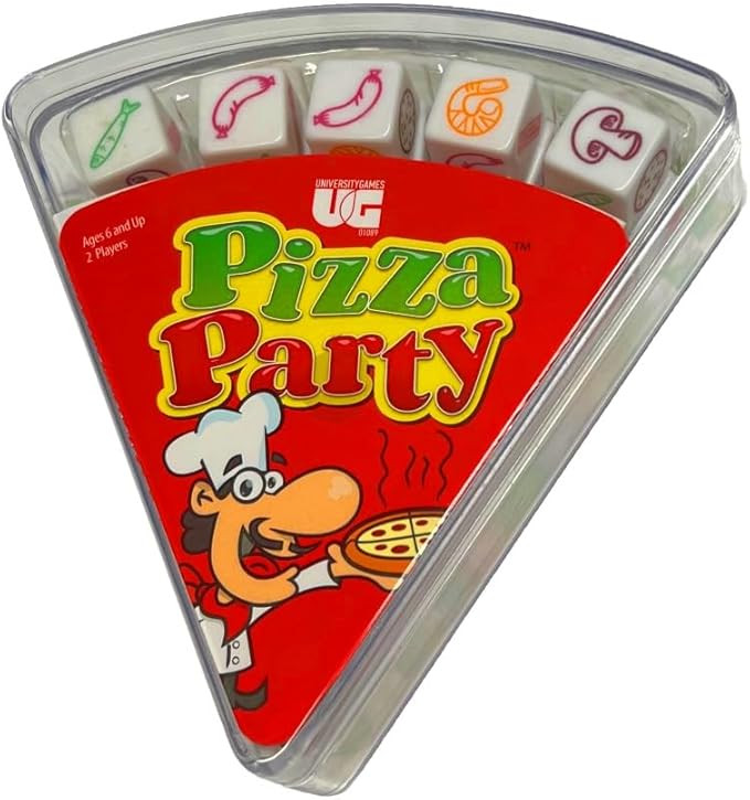 University Games, Pizza Party Dice Game, Dice Game for Kids and Families, Ages 6+ | Amazon (US)