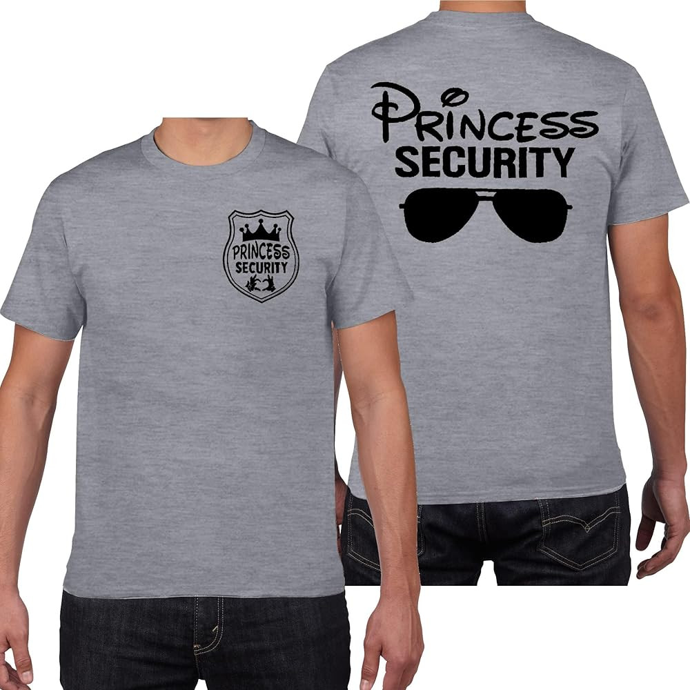 FRYAID Princess Security Team Shirt Men Magical T-Shirt Magic Kingdom Tees Dad Birthday Party Fam... | Amazon (US)