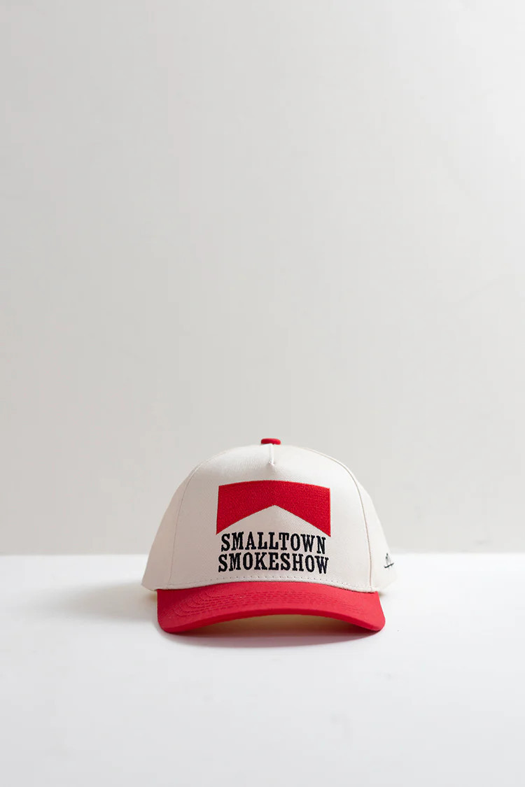 Small Town Smokeshow Trucker Hat - Red | Flea Style