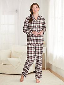 Plaid Flannel Pajama Set | Appleseeds