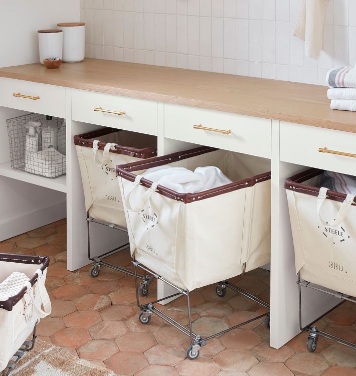 Steele Canvas Laundry Cart | Rejuvenation