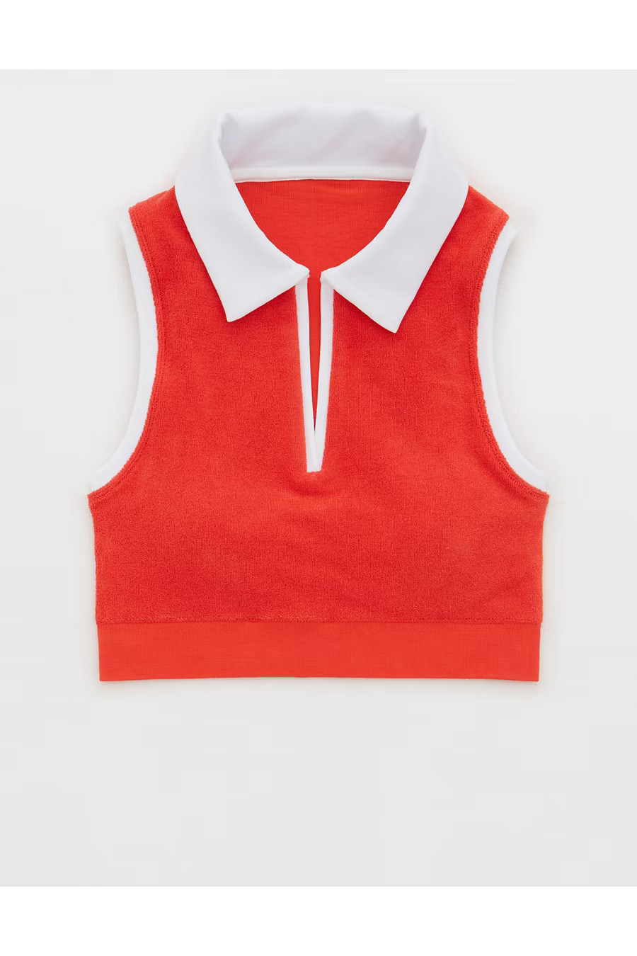 OFFLINE By Aerie Hole-In-One Terry Polo Sports Bra | Aerie