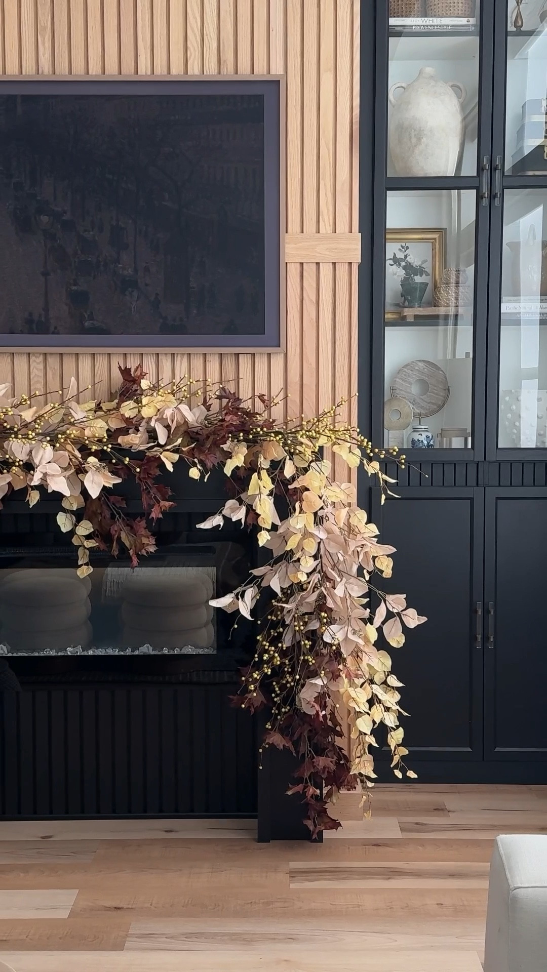 Fall styled fireplace mantle inspiration 

#LTKSeasonal #LTKVideo #LTKHome