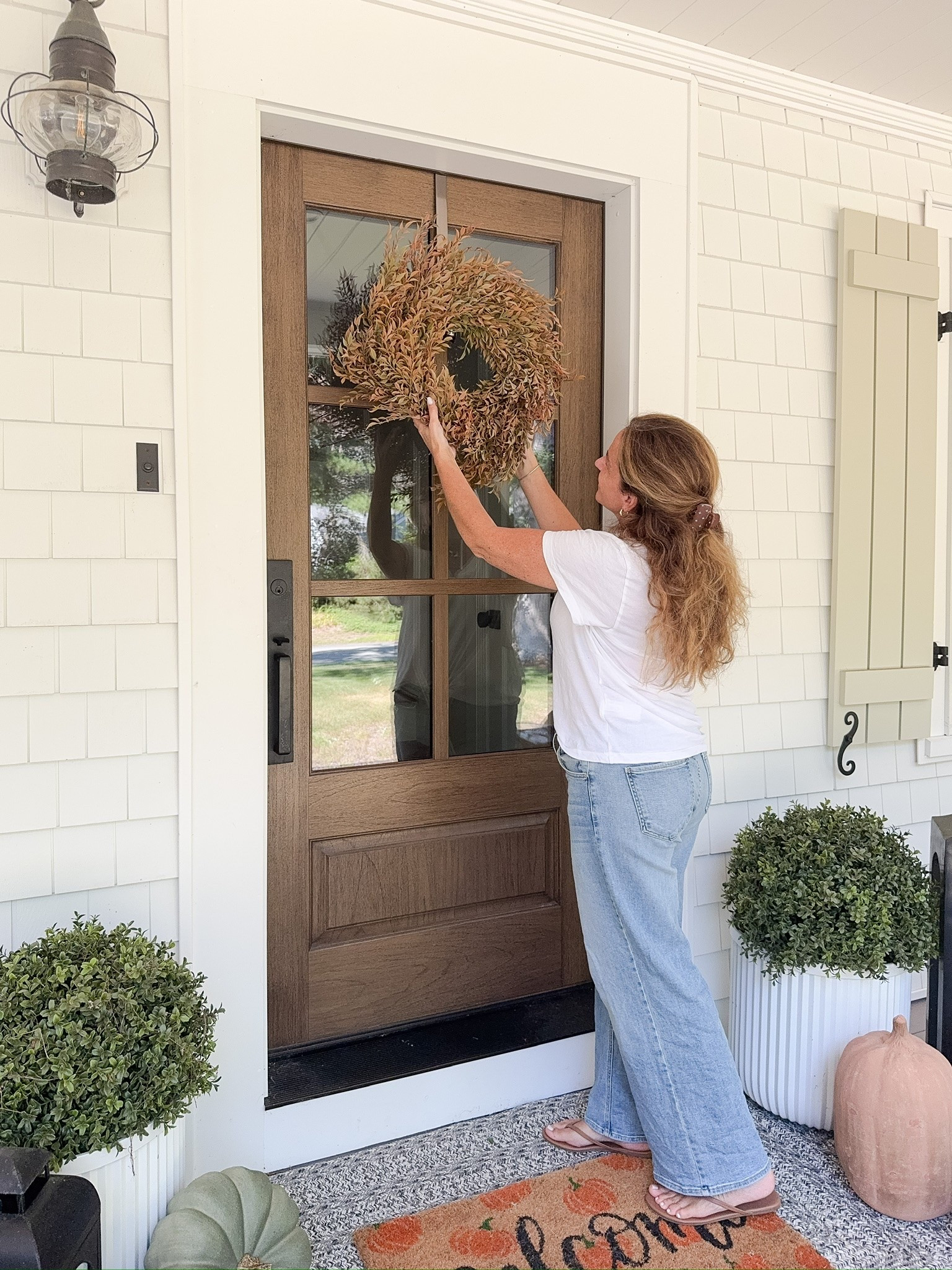Home swaps to make ahead of fall 🍂🤍 These picks are perfect for both indoors and out! Simple changes like upgrading your throw pillows, changing your doormat, and adding faux fall foliage can make a big impact on the look and feel of your space!

#LTKSeasonal #LTKHome #LTKSaleAlert