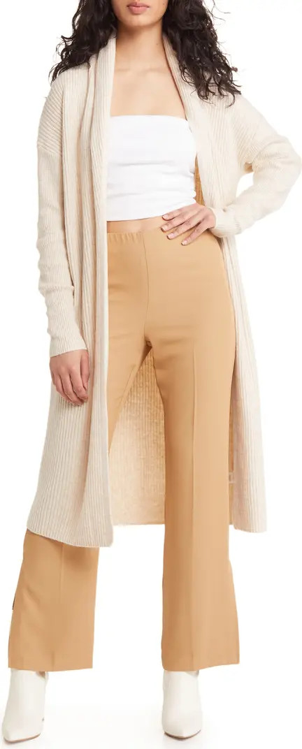 Longline Shawl Collar Cardigan | Nordstrom