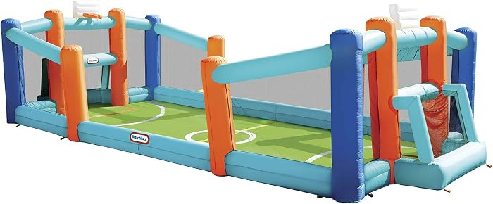 Little Tikes Huge Inflatable Backyard Soccer & Basketball Court for Multiple Kids | Amazon (US)