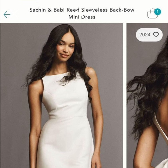 Sachin & Babi Reed Sleeveless Back-Bow Mini Dressaa | Poshmark