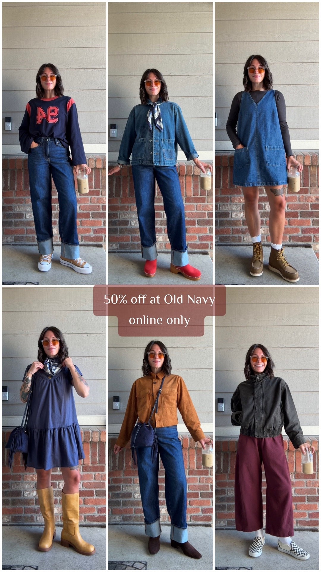fall into savings at @oldnavy with 50% off - online only! #oldnavypartner #oldnavy #oldnavyfinds

#LTKootd #LTKSeasonal #LTKSaleAlert