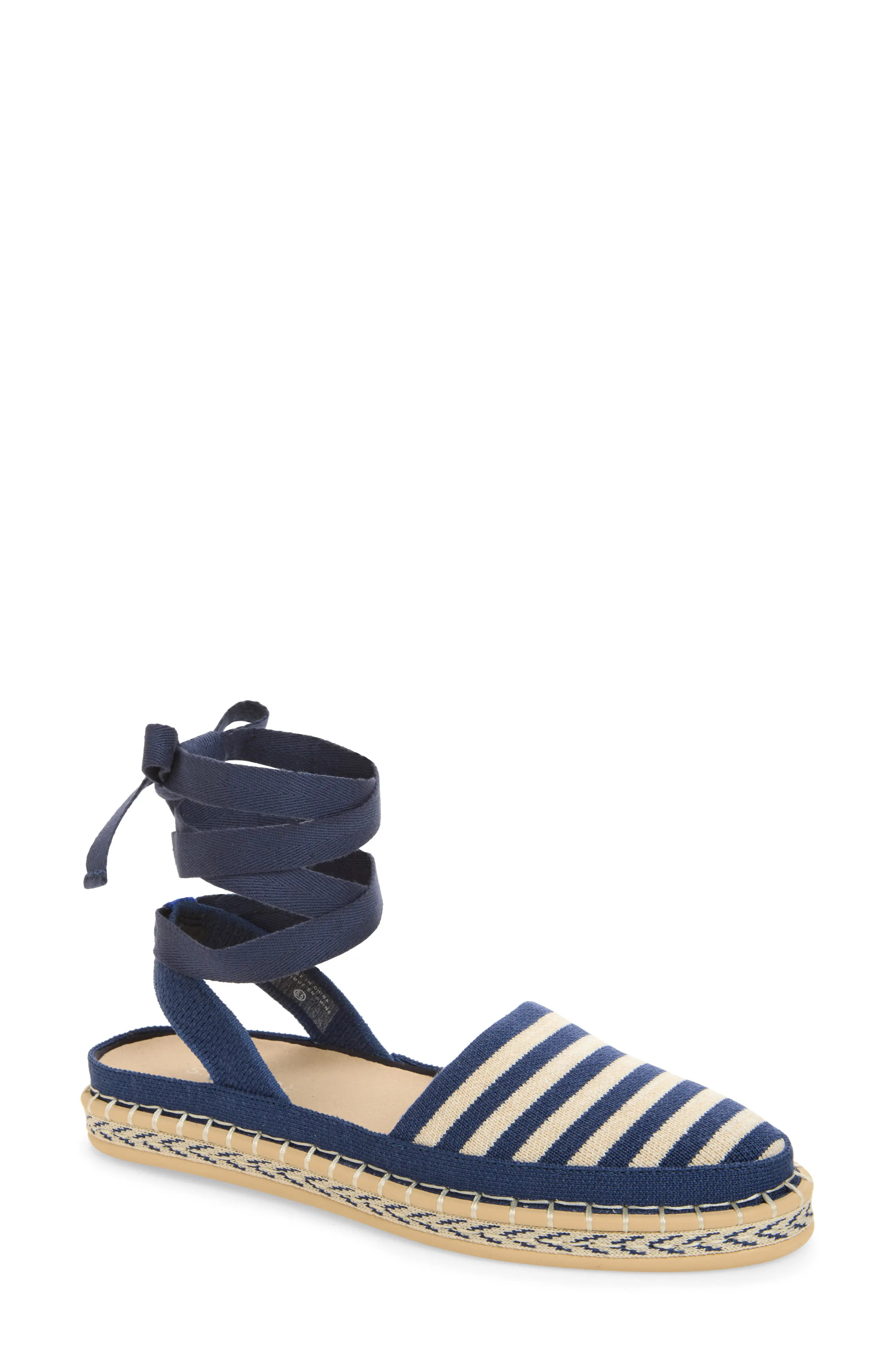 The d'Orsay Ankle Tie Espadrille Flat (Women) | Nordstrom | Nordstrom