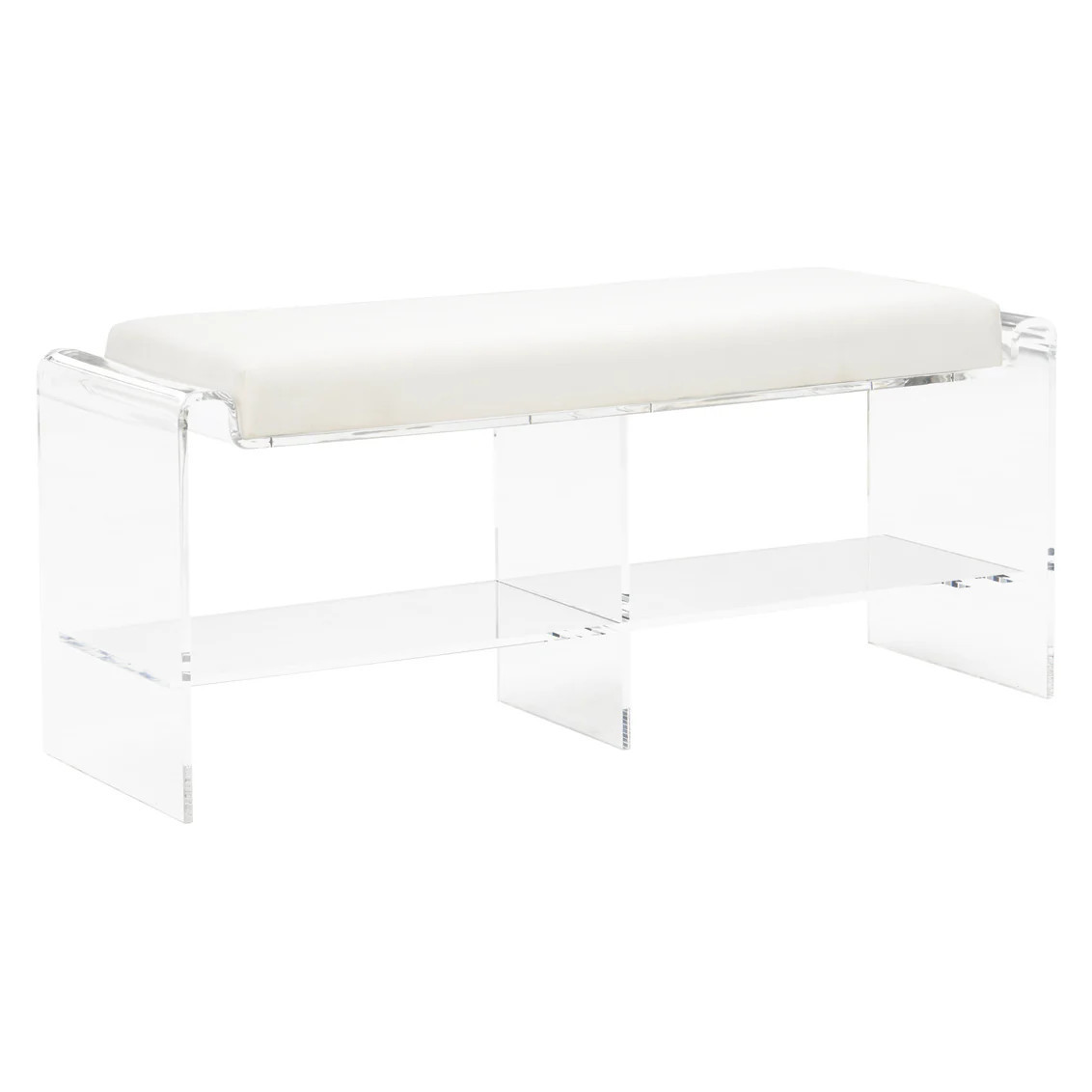 Renee Acrylic Long Bench | Gorgeous Living